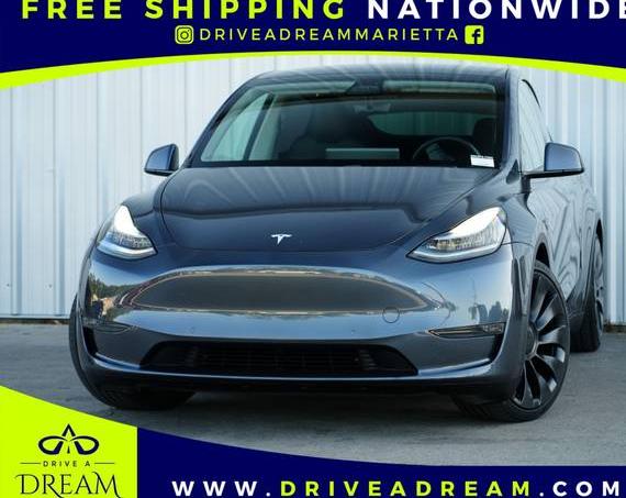 TESLA MODEL Y 2020 5YJYGDEF5LF000276 image